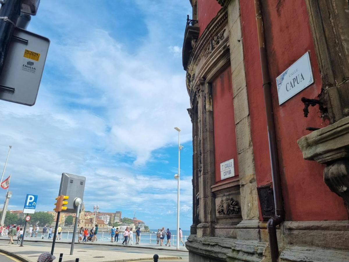 Bonito Piso En Gijon Centro Playa Leilighet Eksteriør bilde